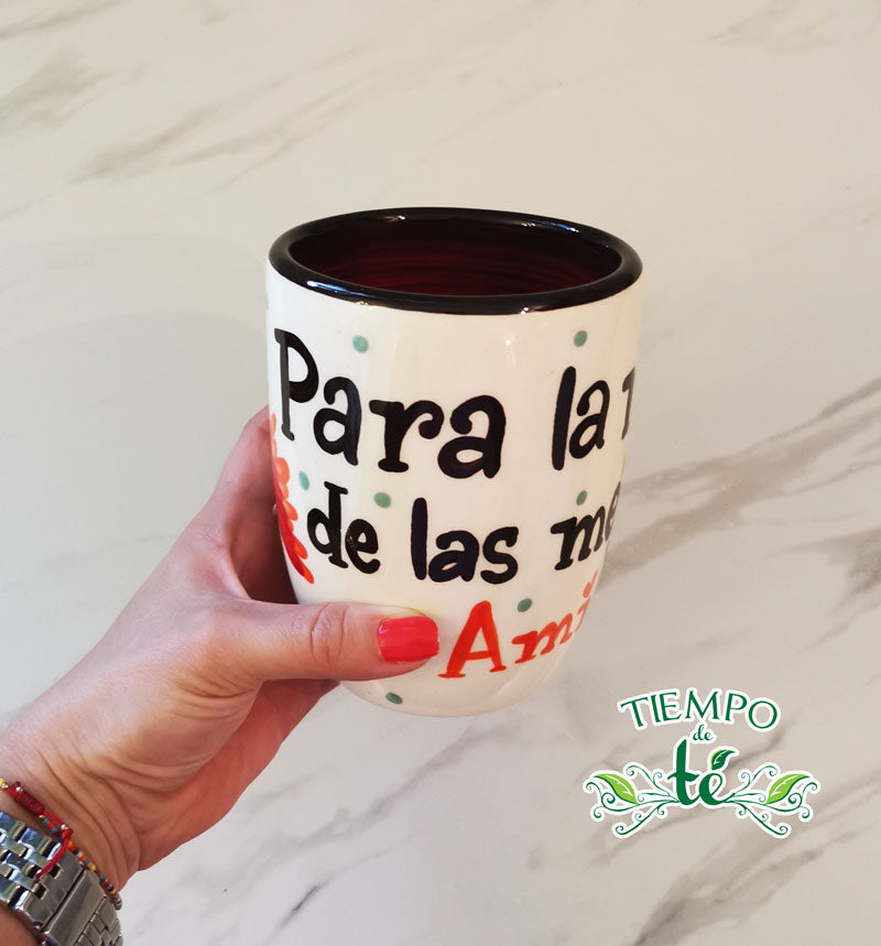 Taza de cerámica
