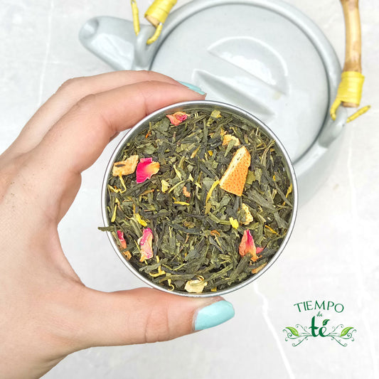 Té Verde uva, rosa y malva